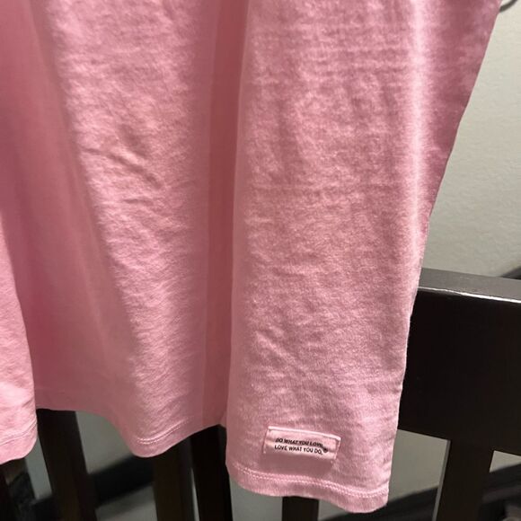 EUC Life is Good Pink Graphic T-Shirt “Grow through what you go through” #101 - Picture 2 of 6